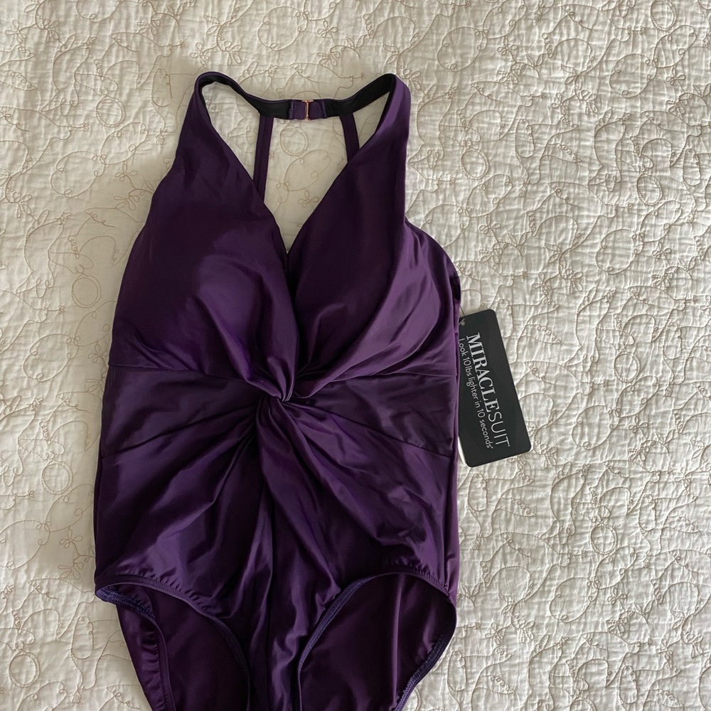 Miraclesuit Sangria Illusionists Wrapture One Piece Swimsuit